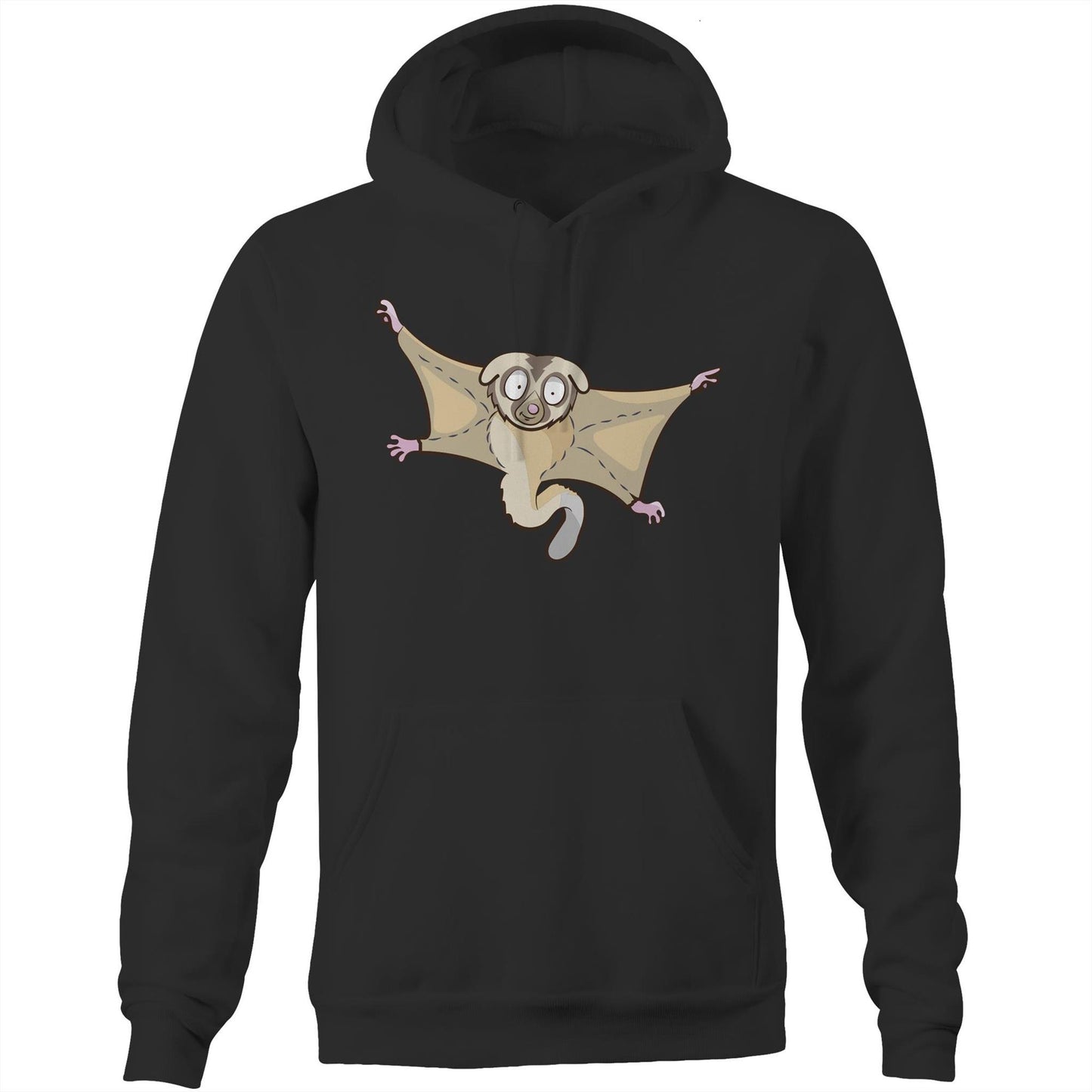Unisex - Pocket Hoodie Sweatshirt - 'Sugar Glider'