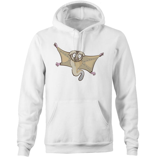 Unisex - Pocket Hoodie Sweatshirt - 'Sugar Glider'