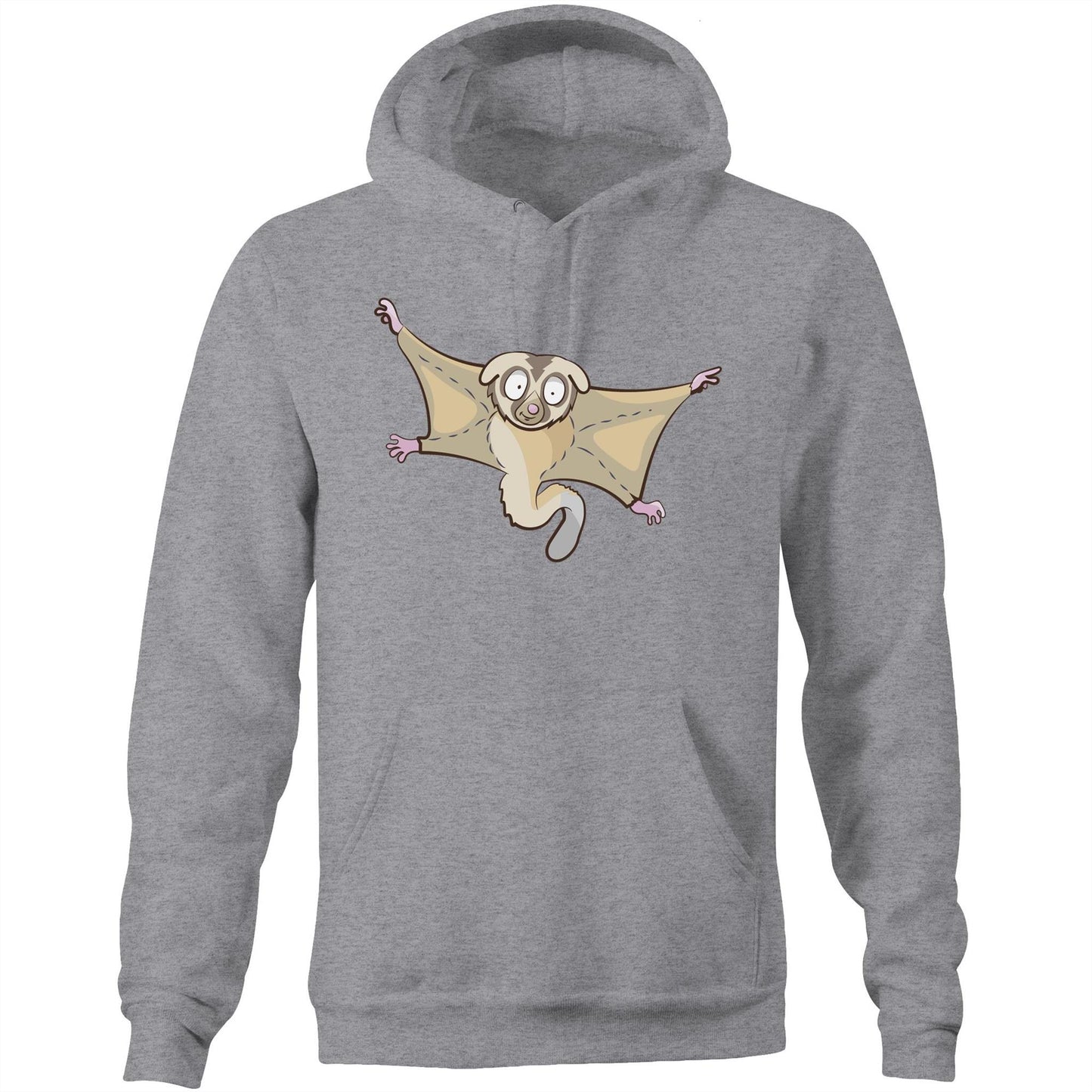 Unisex - Pocket Hoodie Sweatshirt - 'Sugar Glider'