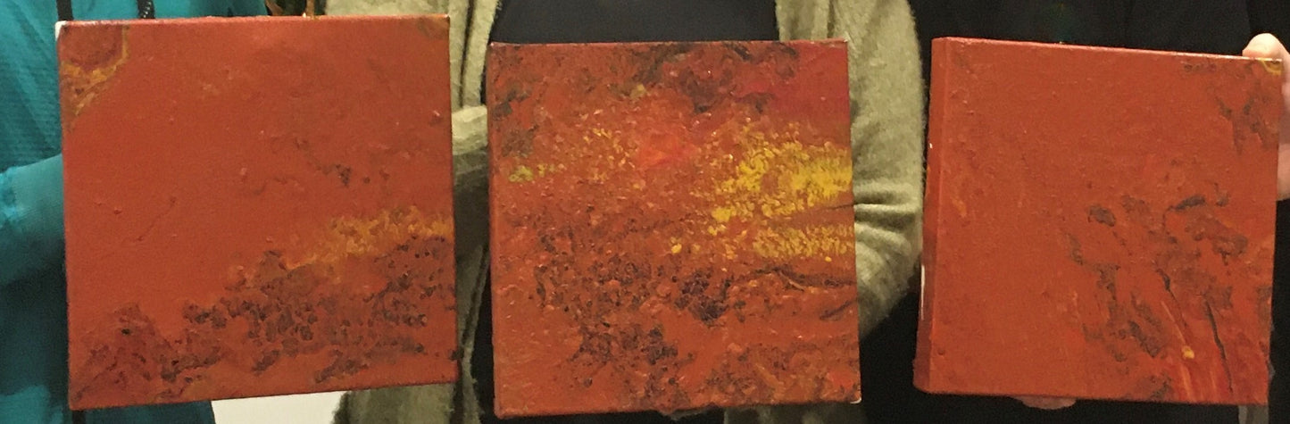 Acrylic pour painting