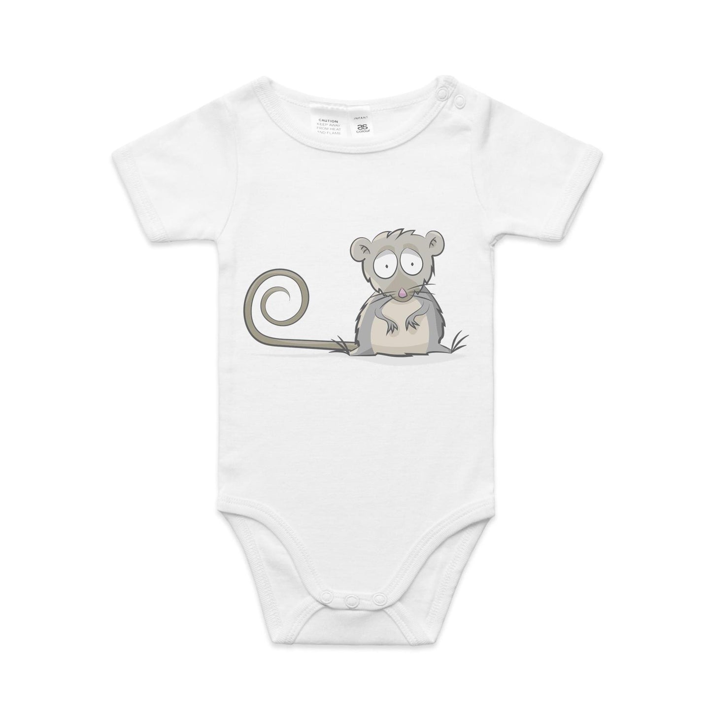 Baby Onesie Romper - 'Posey the Mountain Pygmy Possum'