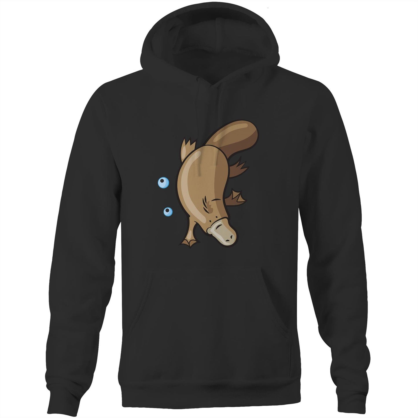 Unisex - Pocket Hoodie Sweatshirt - 'Platypus'